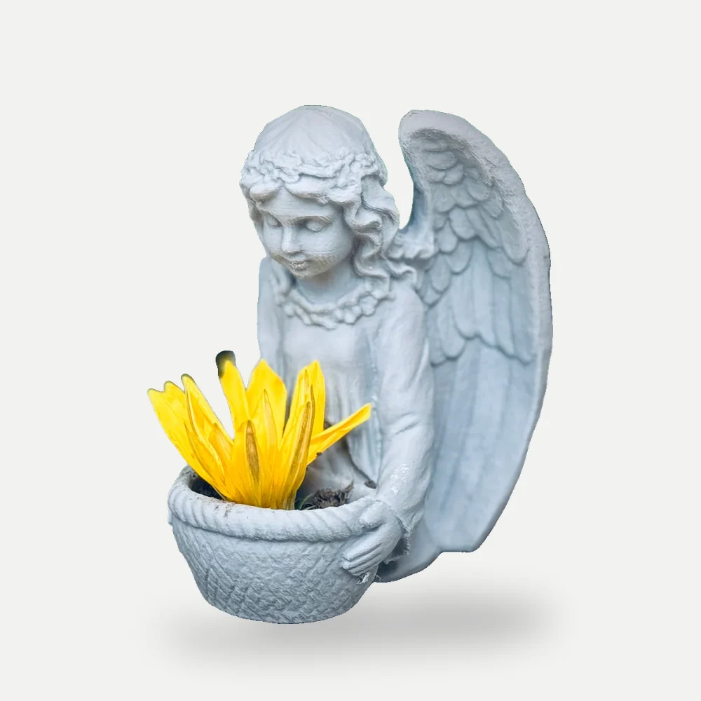 Anjo com cesta