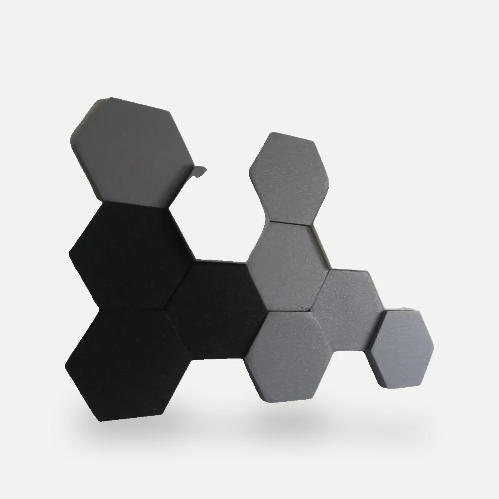 Arte de parede hexágonos