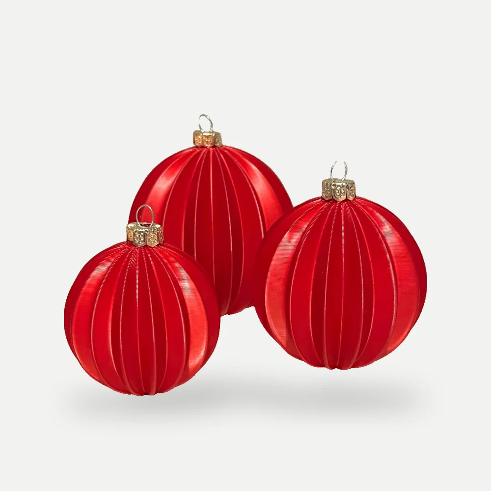 Bola de Natal canelada