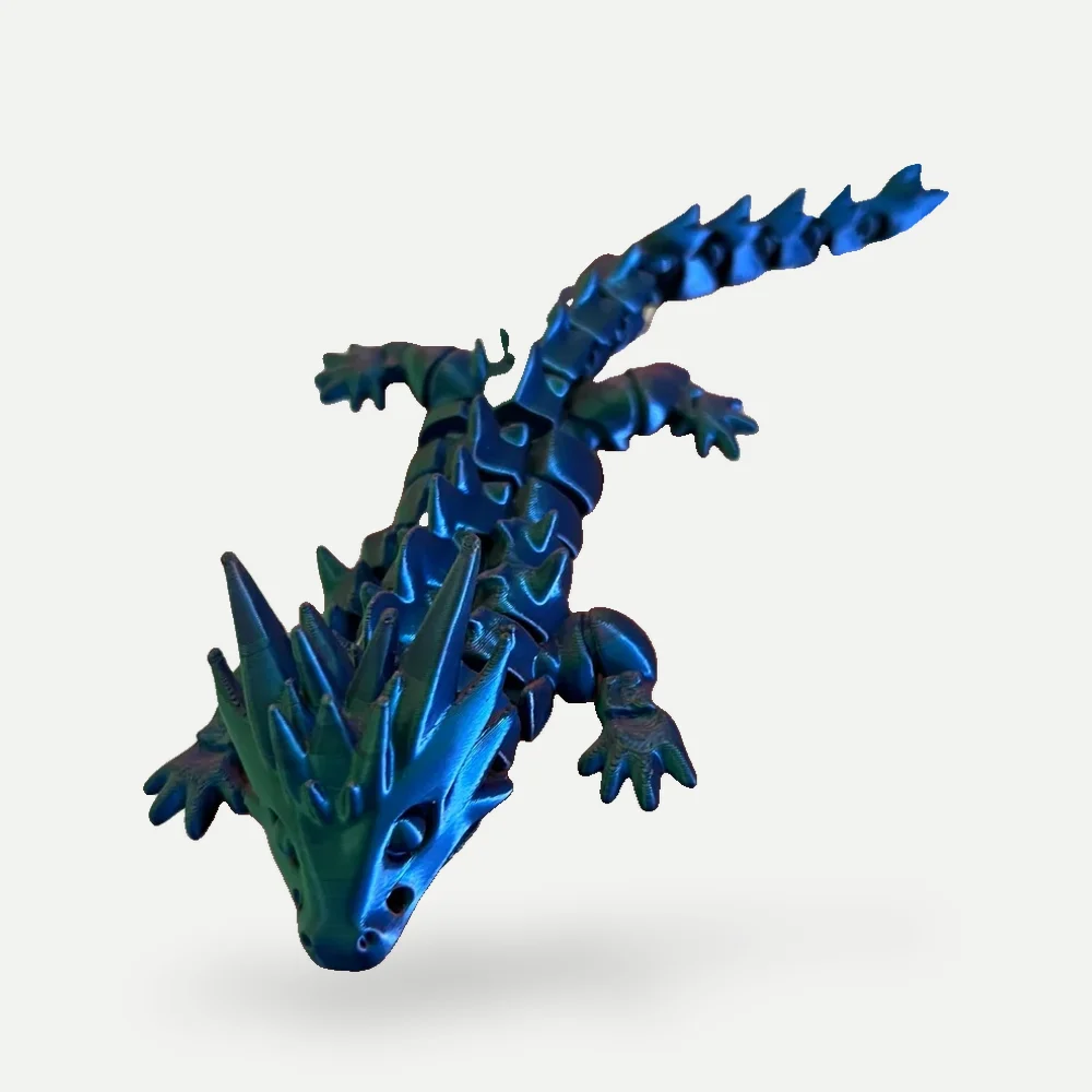 Chaveiro dragão articulado