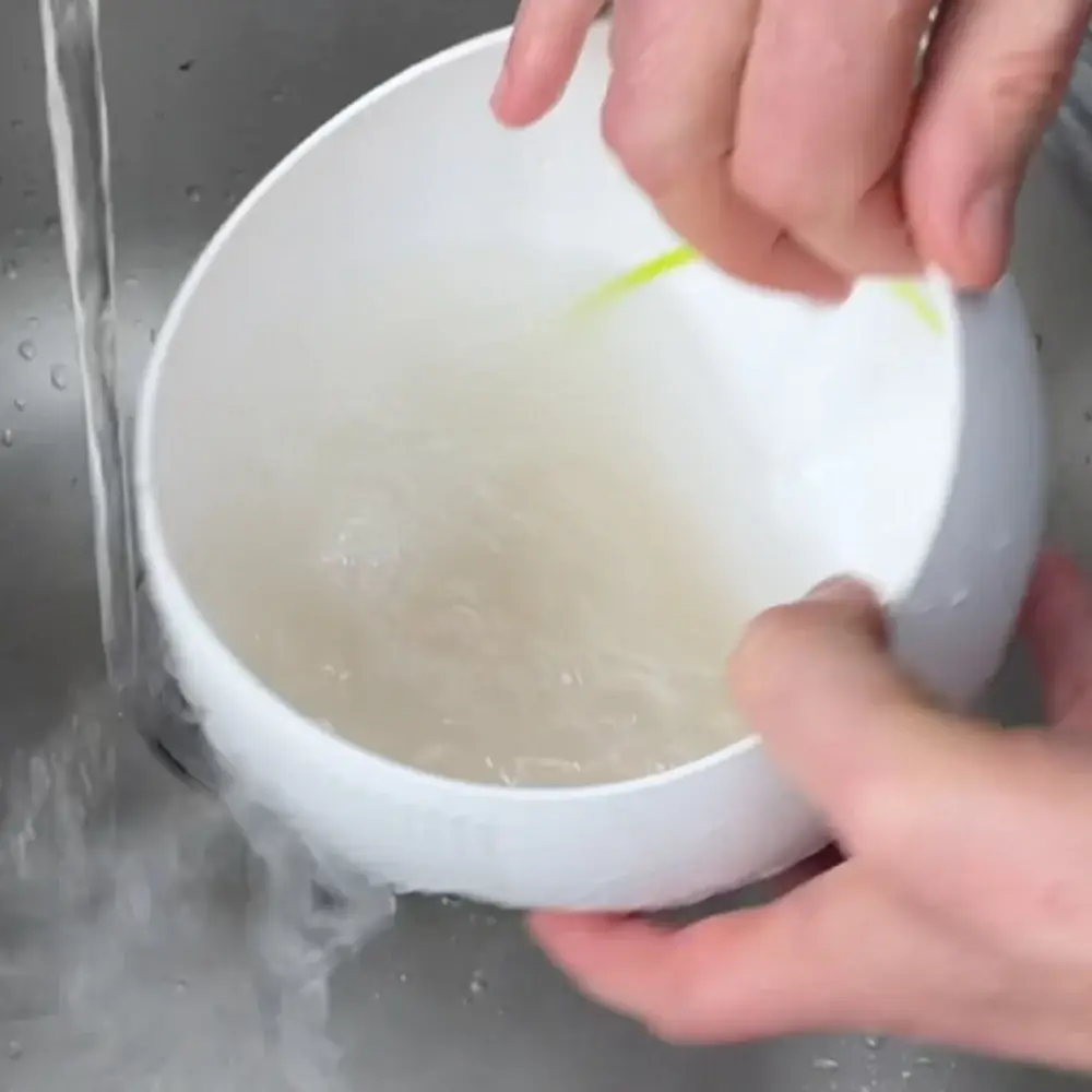 Tigela para lavar arroz