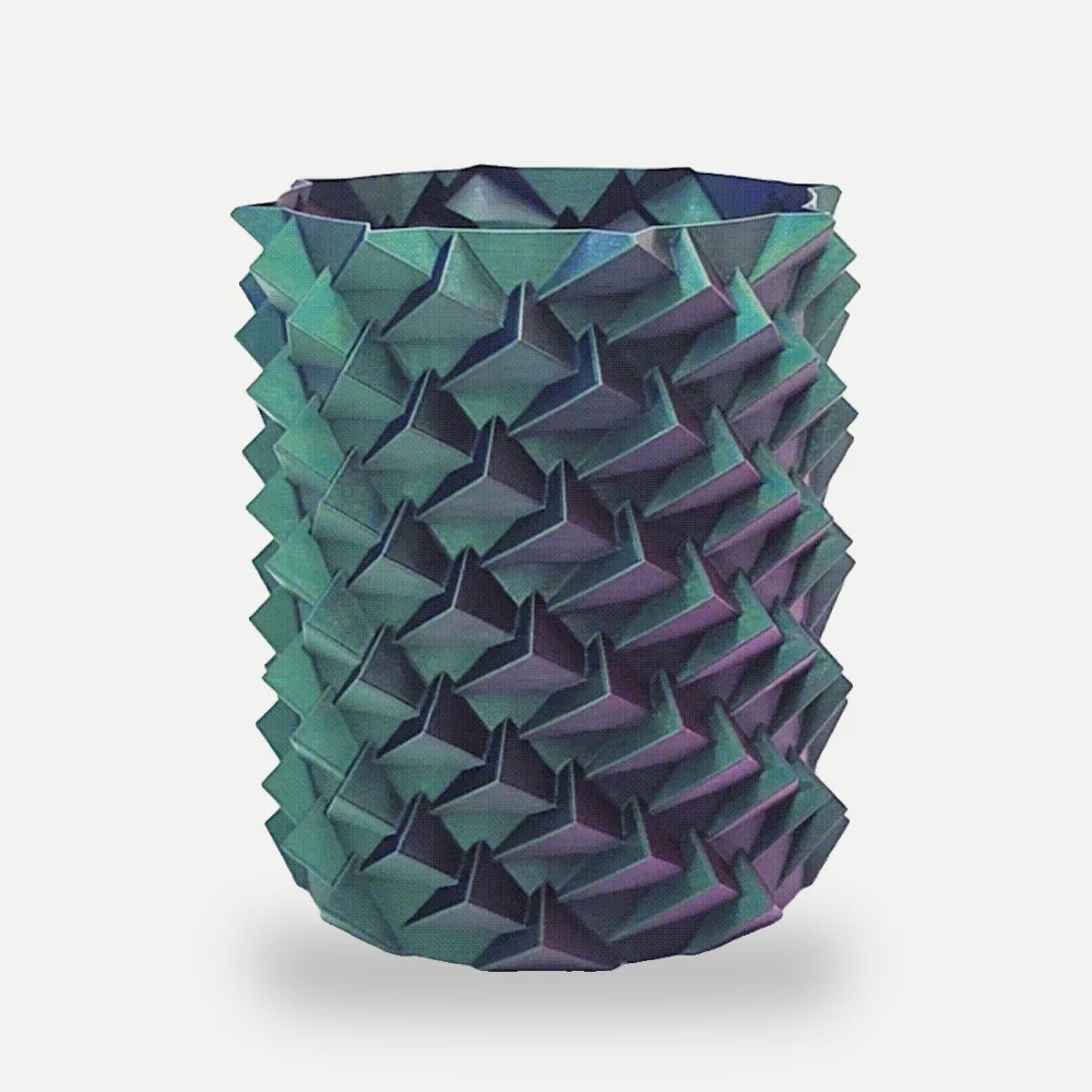 Vaso espiral rabo de dragão