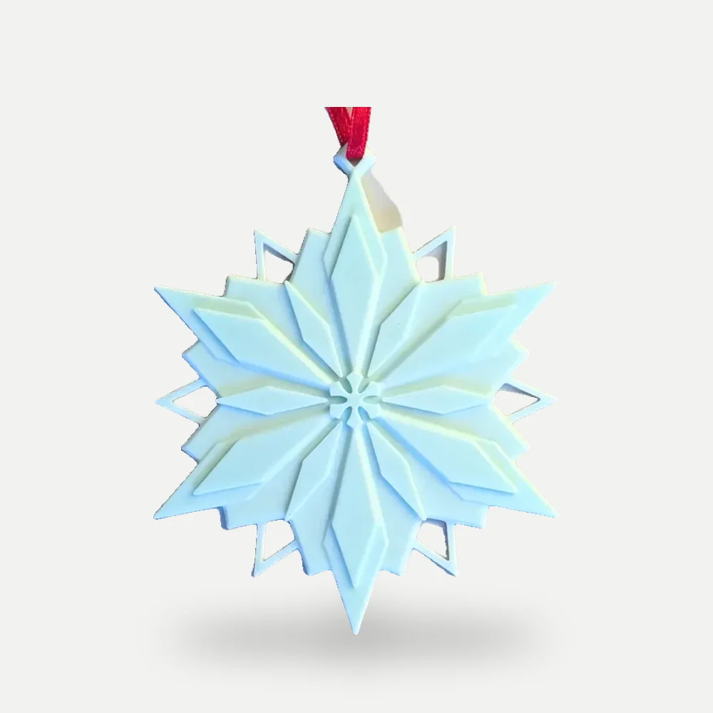 Enfeite floco de neve
