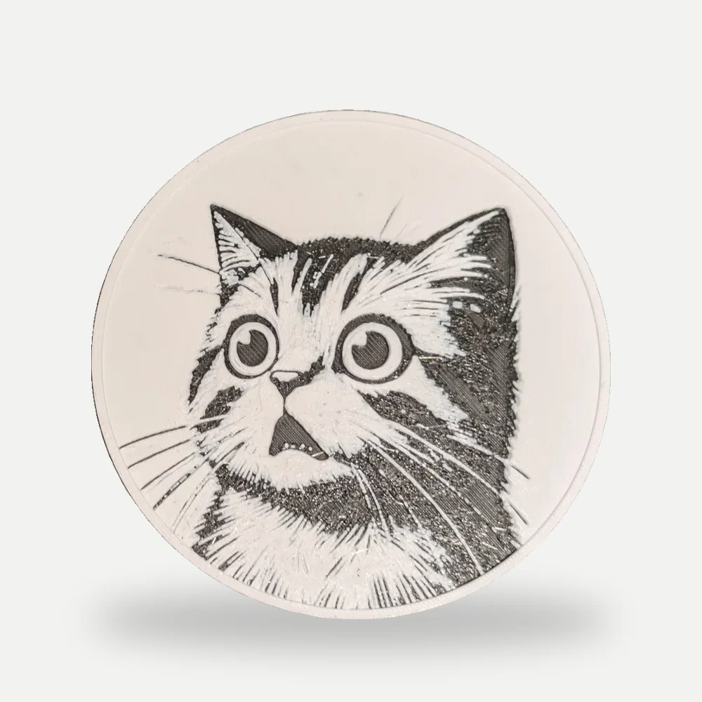 Porta-copos gato assustado