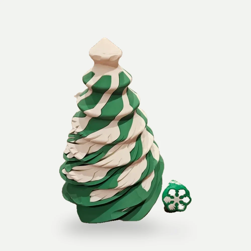 Árvore espiral de floco de neve