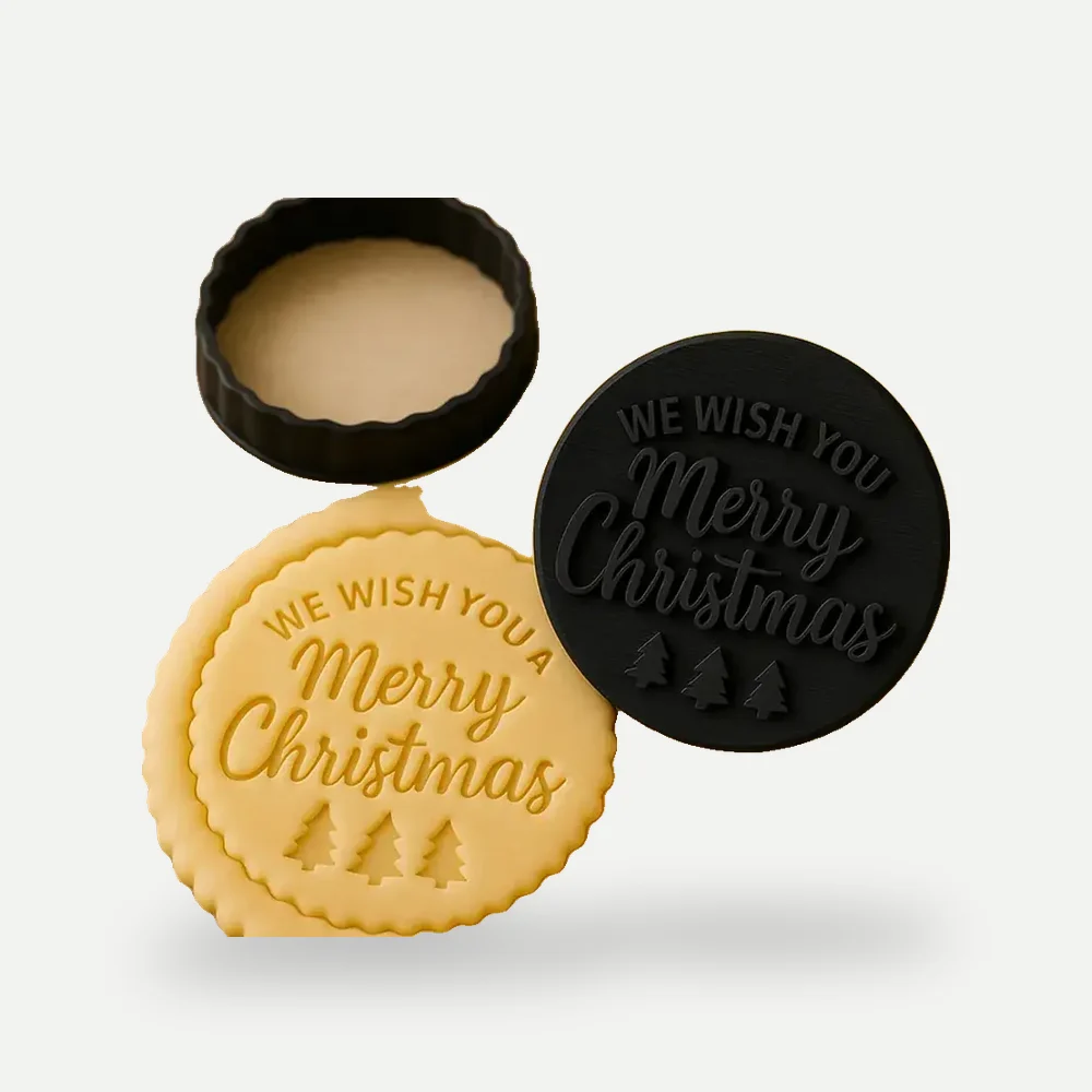 Carimbo de biscoito Merry Christmas